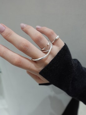 「TEN.（テン）のアイテム（リング）」を使った、ayana takizawaさん（レディース・162cm）の春コーディネート