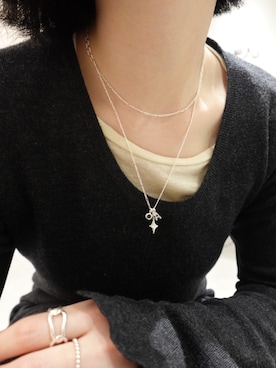 「TEN.（テン）のアイテム（リング）」を使った、ayana takizawaさん（レディース・162cm）の春コーディネート