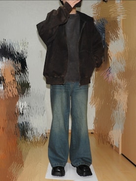 megu_mi810さん（メンズ・164cm）の冬コーディネート