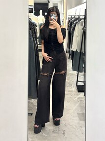 ダブルハイクラッシュジーンズ｜エモダ（EMODA）公式通販｜RUNWAY