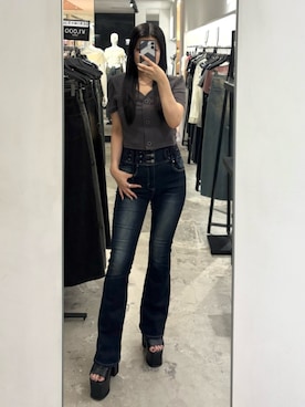 藤吉希羅々さん（レディース・160cm）の夏コーディネート