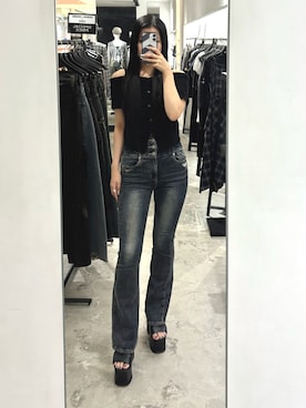 藤吉希羅々さん（レディース・160cm）の夏コーディネート