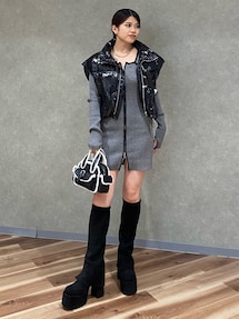 EMODA MODA コンパクトパッファーダウンベスト セール】コンパクトパッファーダウンベスト（ダウンベスト