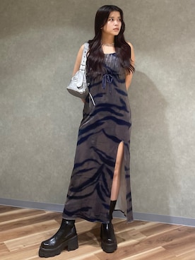 藤吉希羅々さん（レディース・160cm）の夏コーディネート