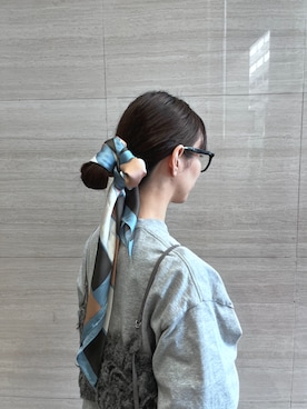 「アイテム（財布/小物）」を使った、andoさん（レディース・162cm）の秋コーディネート