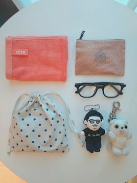 「アイテム（ハンカチ/ハンドタオル）」を使った、andoさん（レディース・162cm）の秋コーディネート