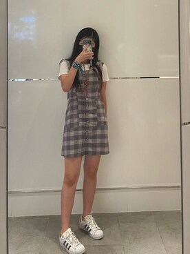 「eight sixty（エイト・シックスティ）のアイテム」を使った、heyzelwさん（レディース・163cm）の秋コーディネート