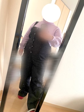 「Avail（アベイル）のアイテム（オールインワン・サロペット）」を使った、やのさん（レディース・155cm）の秋コーディネート