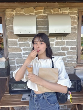 「RETRO GIRL（レトロガール）のアイテム」を使った、さきみゆさん（レディース・160cm）の春コーディネート