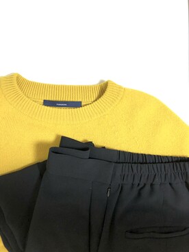 「マスタードイエロー」｜pakoさん（レディース・165cm）の秋コーディネート