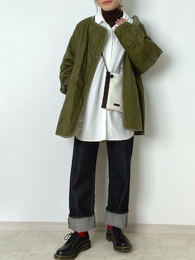 「URBAN BOBBY（アーバンボビー）のアイテム」を使った、n..kさん（レディース・162cm）の秋コーディネート