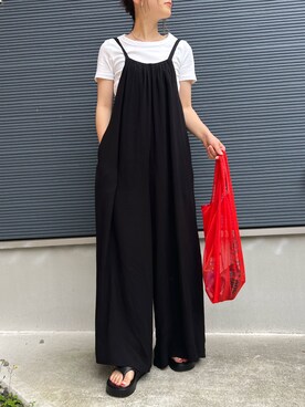 「Ungrid（アングリッド）のアイテム（オールインワン・サロペット）」を使った、n..kさん（レディース・162cm）の春コーディネート