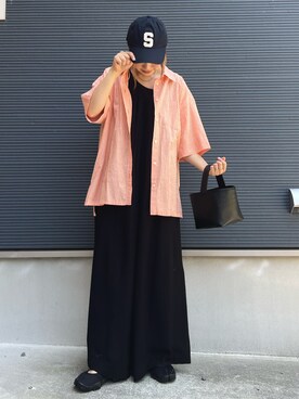 「Ungrid（アングリッド）のアイテム（オールインワン・サロペット）」を使った、n..kさん（レディース・162cm）の夏コーディネート