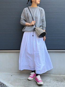 「soil（ソイル）のアイテム」を使った、n..kさん（レディース・162cm）の春コーディネート