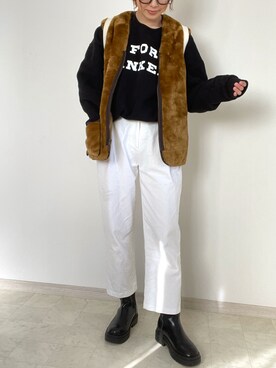 n..kさん（レディース・162cm）の冬コーディネート