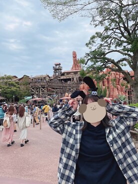 「DHOLIC（ディーホリック）のアイテム（その他トップス）」を使った、mangosukiさん（レディース・163cm）の秋コーディネート