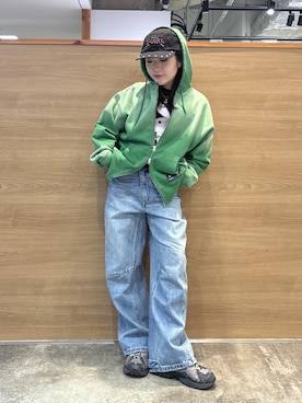 優羽さん（レディース・154cm）の冬コーディネート