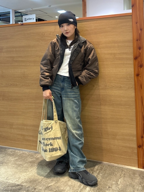 HAZY LOGO 2WAY BIG TOTE BAG（トートバッグ）｜X-girl