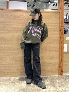 優羽さん（レディース・154cm）の冬コーディネート