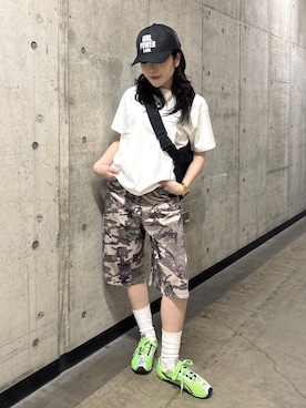 優羽さん(レディース・154cm)の春コーディネート