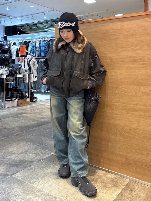 LOGO POCKET LOOSE DENIM PANTS（デニムパンツ）｜X-girl