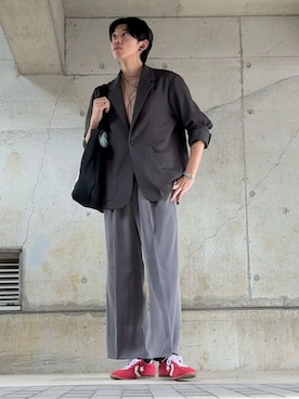 「アイテム（その他トップス）」を使った、ænsk(🇰🇷fashion) さん（メンズ・183cm）の秋コーディネート
