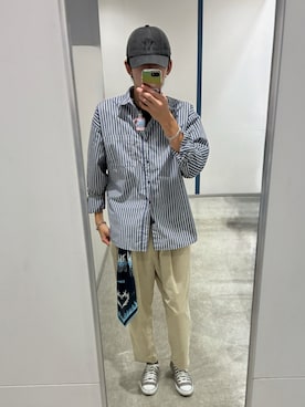 「アイテム（ヘアアクセサリー）」を使った、ænsk(🇰🇷fashion) さん（メンズ・183cm）の秋コーディネート