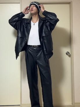 ænsk(🇰🇷fashion) さん（メンズ・183cm）の冬コーディネート