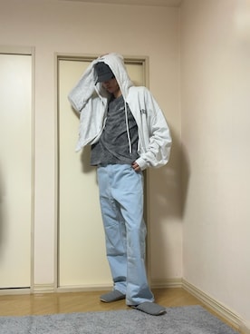 「アイテム（セットアップ）」を使った、ænsk(🇰🇷fashion) さん（メンズ・183cm）の秋コーディネート