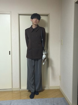 ænsk(🇰🇷fashion) さん（メンズ・183cm）の春コーディネート