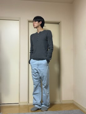 「フレアデニム」｜ænsk(🇰🇷fashion) さん（メンズ・183cm・20代）の秋コーディネート