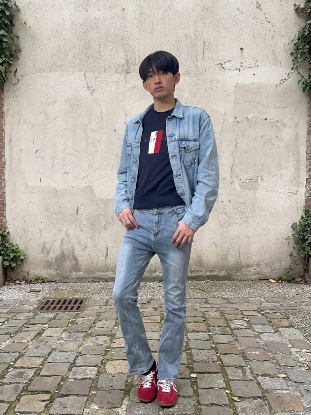 POLO RALPH LAURENのデニムジャケットを使った「デニムパンツ」の人気