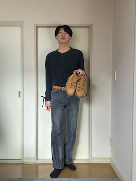 ænsk(🇰🇷fashion) さん(メンズ・183cm)の春コーディネート