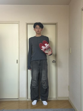 「CONVERSE ADDICT（コンバースアディクト）のアイテム」を使った、ænsk(🇰🇷fashion) さん（メンズ・183cm）の春コーディネート