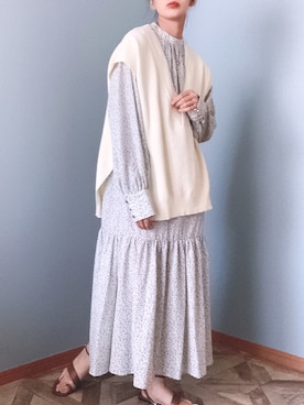 「アイテム（ワンピース、その他）」を使った、 mayaさん（レディース・165cm）の夏コーディネート