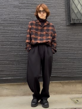 「GU（ジーユー）のアイテム（ドレスシューズ）」を使った、men's Rさん（メンズ・168cm）の秋コーディネート