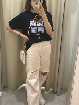 「NUN（エヌユーエヌ）のアイテム」を使った、Rio【 骨スト / ブルベ夏 】さん（レディース・163cm）の春コーディネート