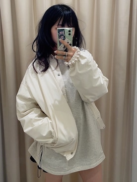 「NUN（エヌユーエヌ）のアイテム」を使った、Rio【 骨スト / ブルベ夏 】さん（レディース・163cm）の春コーディネート