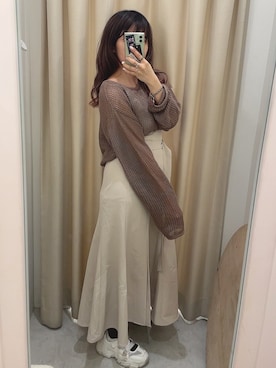 Rio【 骨スト / ブルベ夏 】さん（レディース・163cm）の春コーディネート