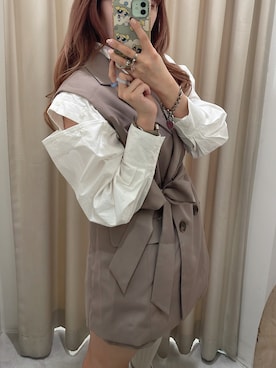 Rio【 骨スト / ブルベ夏 】さん（レディース・163cm）の春コーディネート