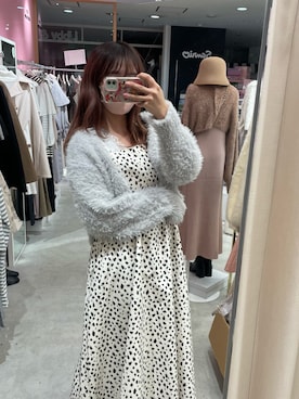 「韓国好きな人と繋がりたい」｜「アイテム（ワンピース/ドレス）」を使った、Rio【 骨スト / ブルベ夏 】さん（レディース・163cm）の秋コーディネート