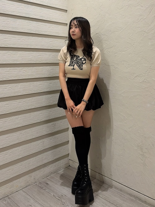 裾レースバルーンスカパン