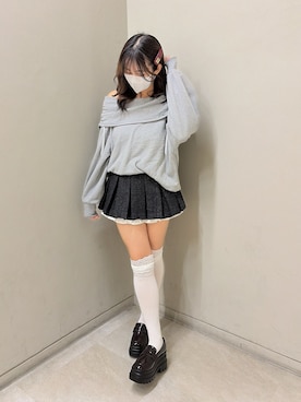 「one after another NICE CLAUP（ワンアフターアナザーナイスクラップ）のアイテム」を使った、Rio【 骨スト / ブルベ夏 】さん（レディース・163cm）の春コーディネート