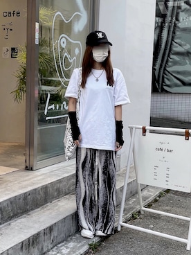 「WOOALONG（ウアロン）のアイテム」を使った、yummmm.02さん（レディース・159cm）の秋コーディネート