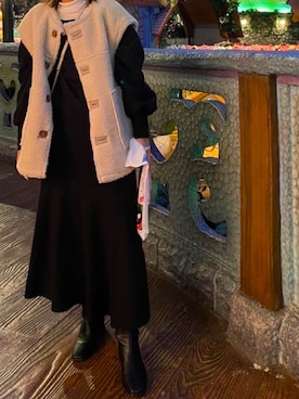 rikoさん（レディース・156cm）の冬コーディネート