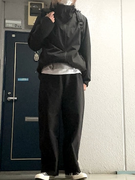 「アイテム（ブルゾン）」を使った、Hana0321さん（レディース・170cm）の冬コーディネート