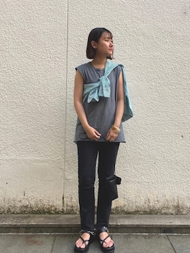 iwagashira Natsumiさん（レディース・168cm）の夏コーディネート