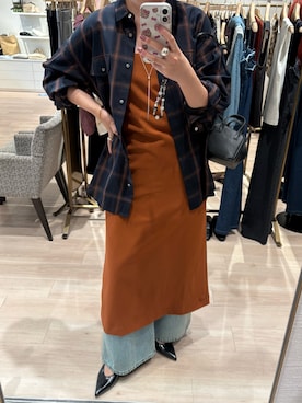 「アイテム（デニムパンツ）」を使った、iwagashira Natsumiさん（レディース・168cm・30代）の夏コーディネート