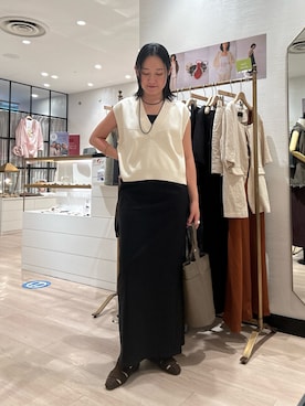 「アイテム（パンプス）」を使った、iwagashira Natsumiさん（レディース・168cm・30代）の夏コーディネート