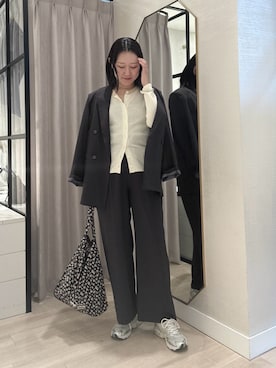 「Omekashi（オメカシ）のアイテム」を使った、iwagashira Natsumiさん（レディース・168cm）の春コーディネート